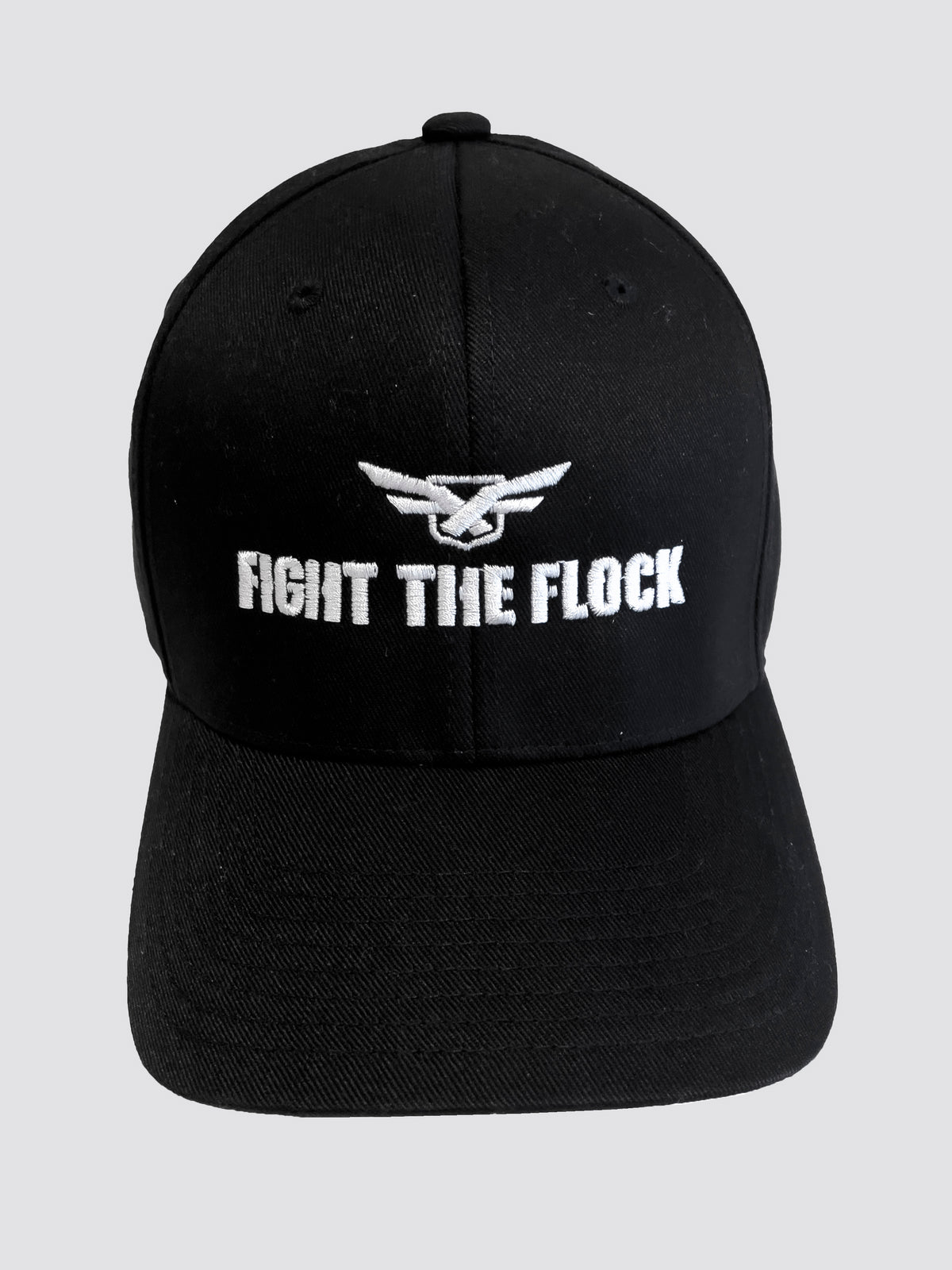 WINGS LOGO Flexfit Hat (Black)