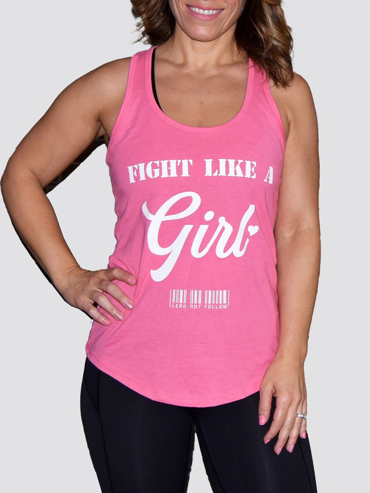 FIGHT LIKE A GIRL Womens Relaxed Tank