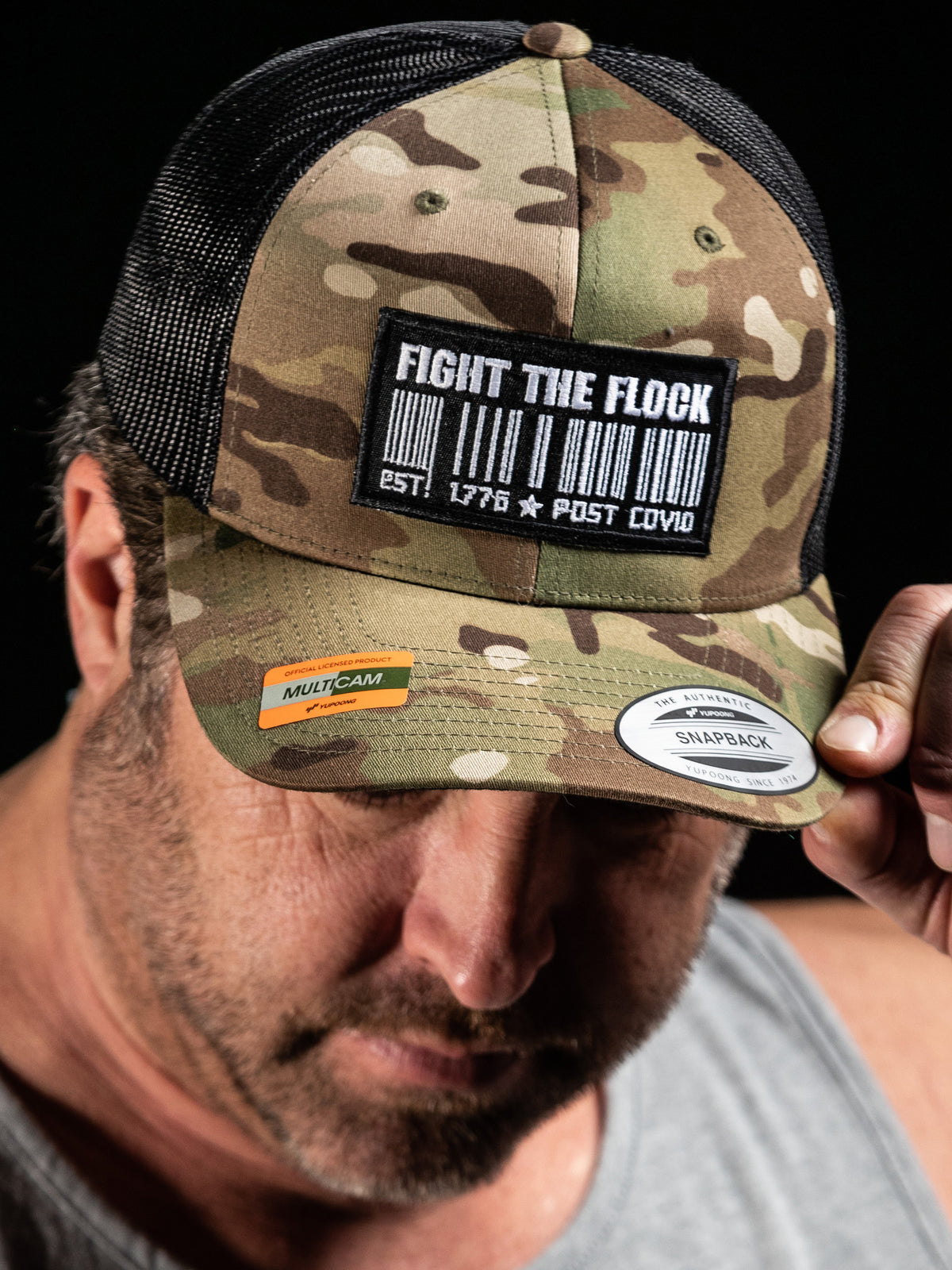 BARCODE LOGO Hat (Camo / Black)