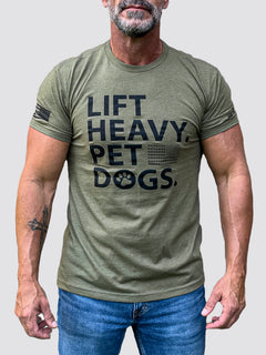 Drink Coffee Lift Heavy Pet All the Dogs, Funny Shirts for Men, Gym Shirt,  Christian Shirts, Workout Gift, Christian Gifts for Men 