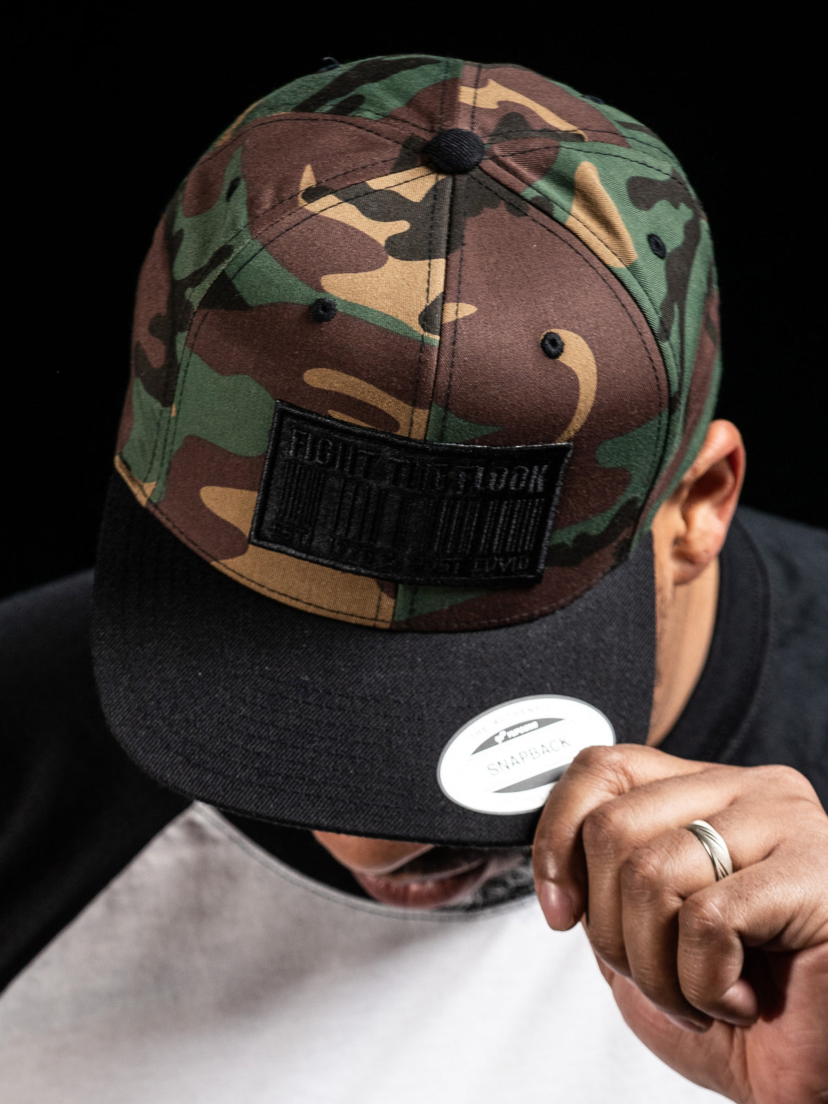 BARCODE LOGO Hat (Camo / Blacked Out)