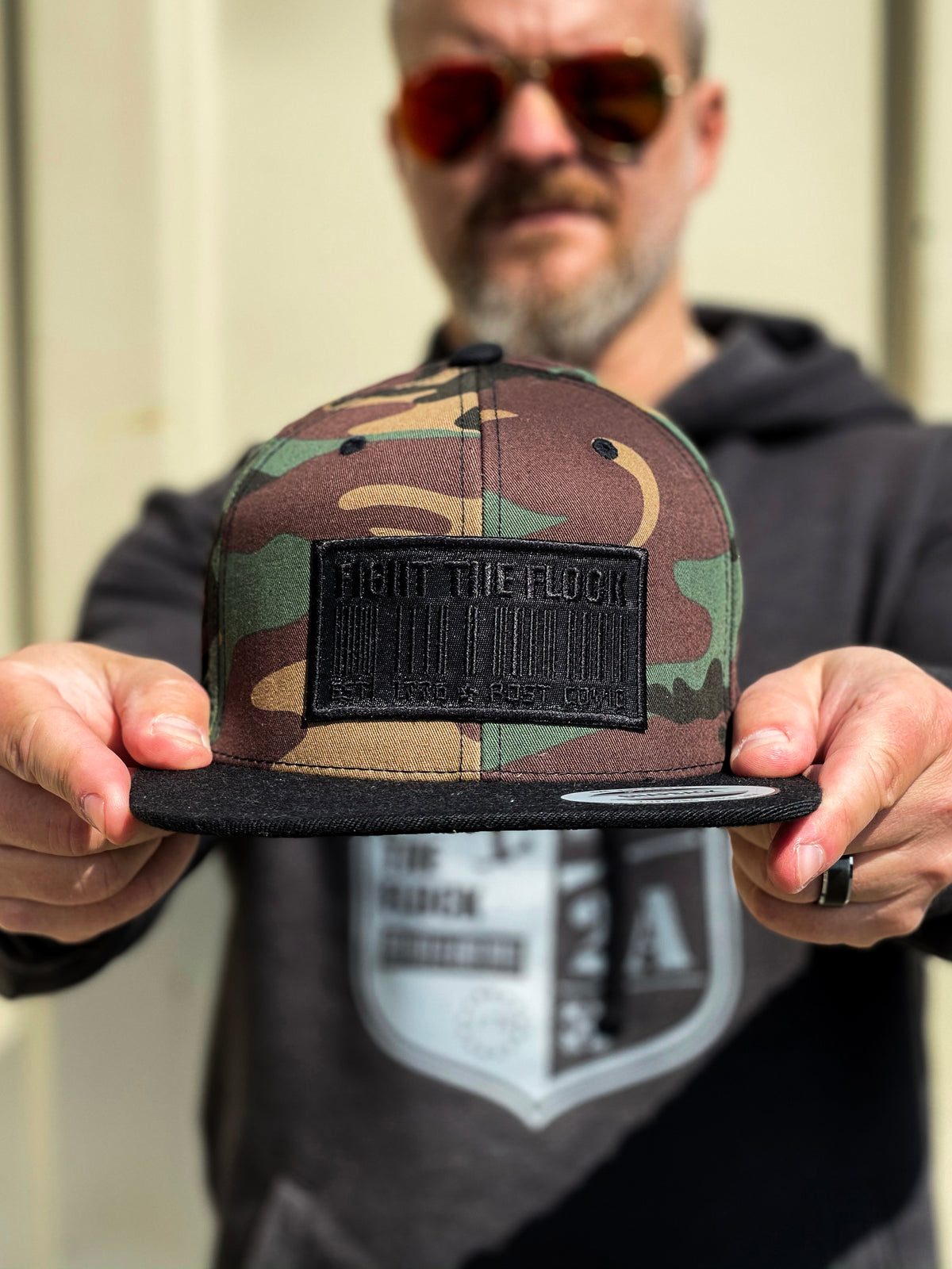 BARCODE LOGO Hat (Camo / Blacked Out)