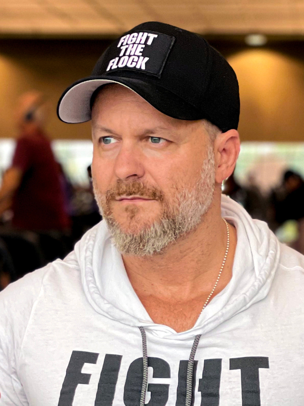 Stacked Flexfit Hat | Black