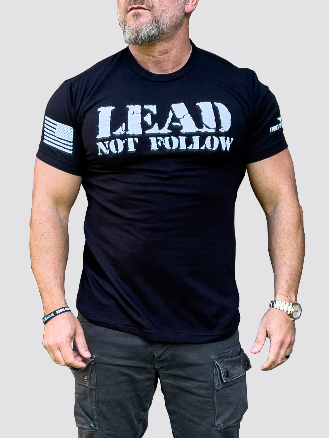 LEAD Mens Crewneck T-Shirt