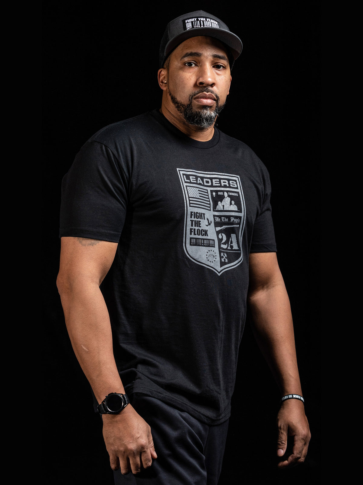 Leaders Crest Mens Crewneck T-Shirt