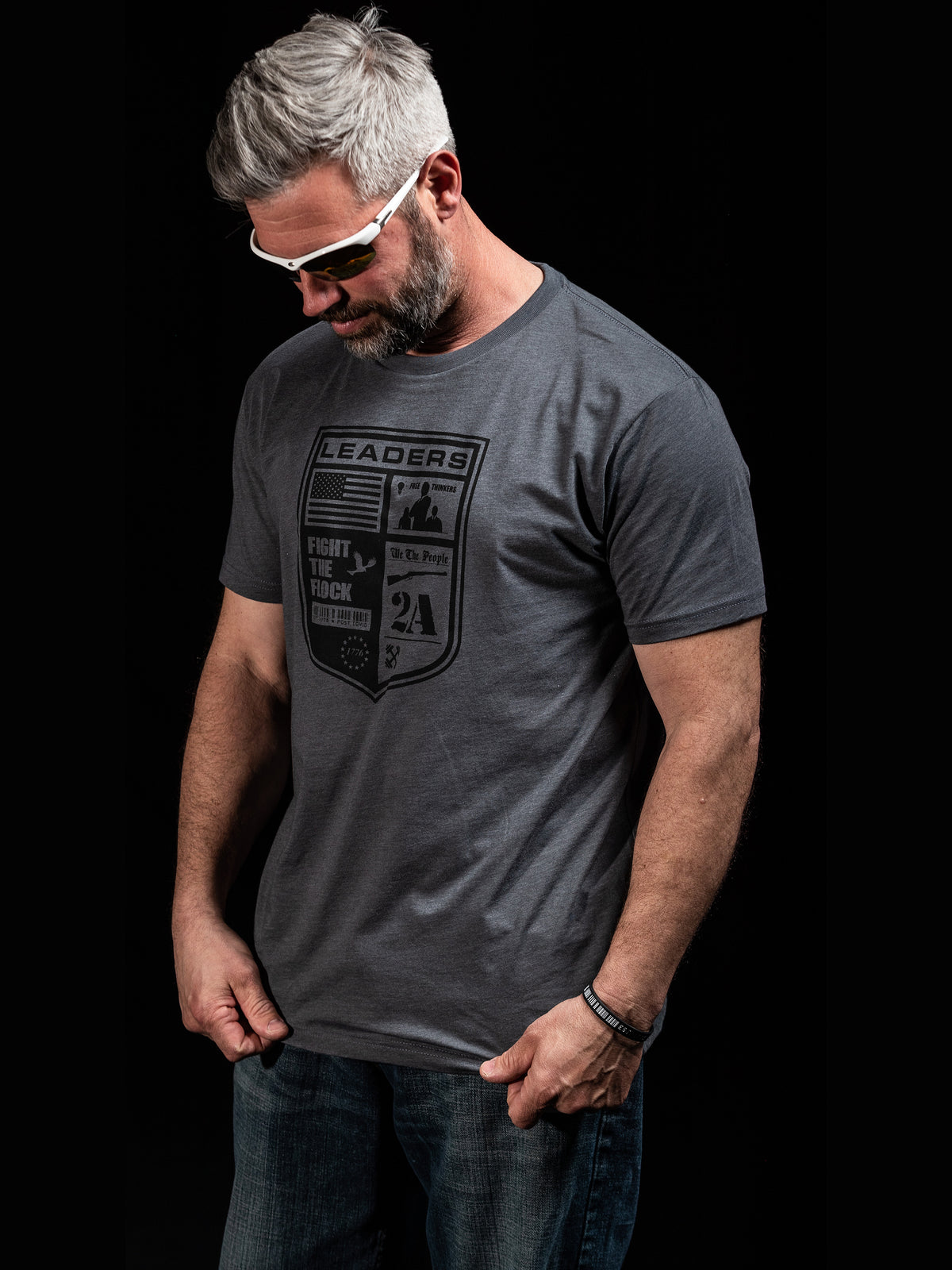 Leaders Crest Mens Crewneck T-Shirt