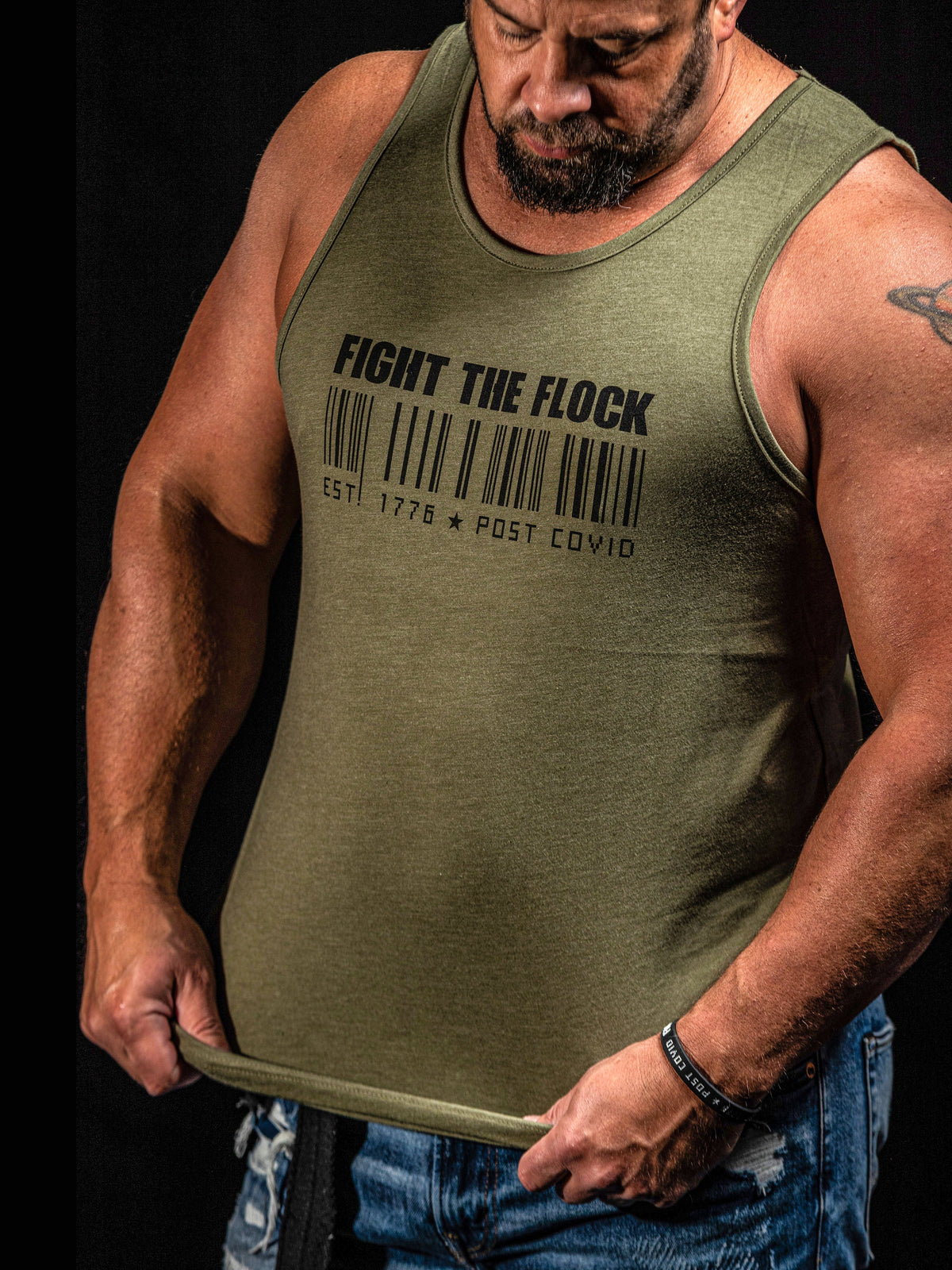 BARCODE LOGO Mens Tank Top