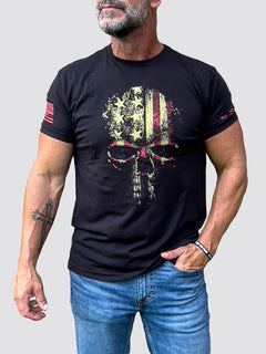  Grunt Style American Reaper 2.0 - Men's T-Shirt (Black