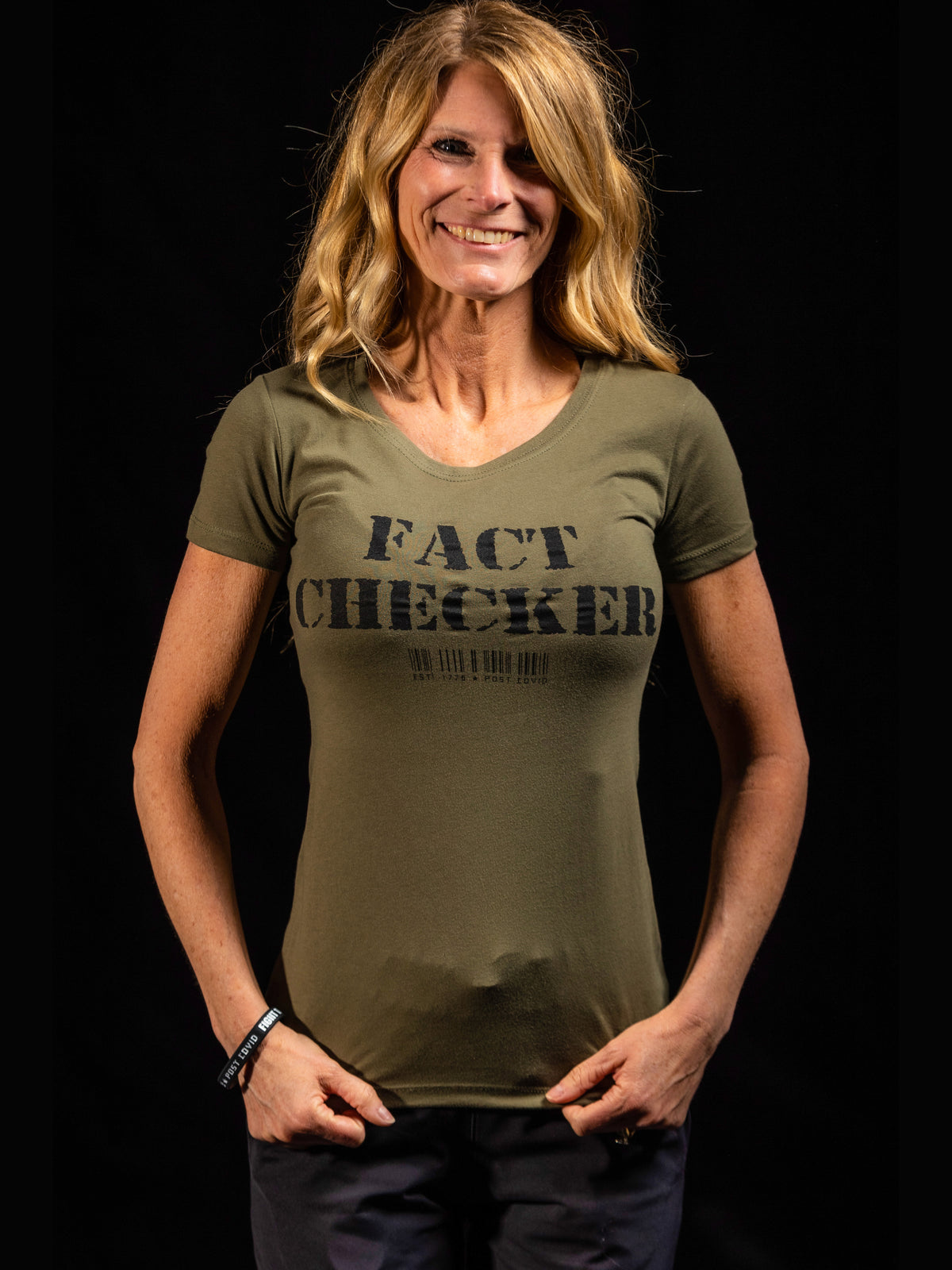 FACT CHECKER Womens Crewneck T-Shirt