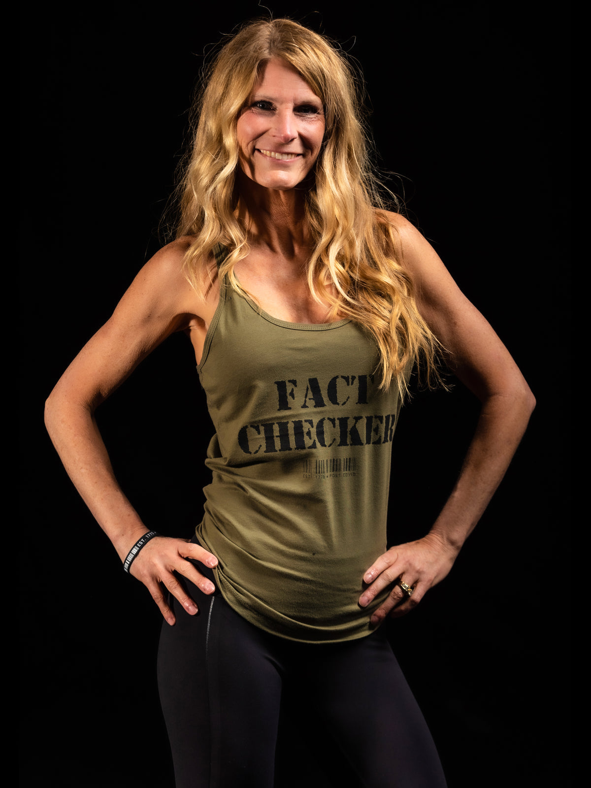 FACT CHECKER Womens Relaxed Tank