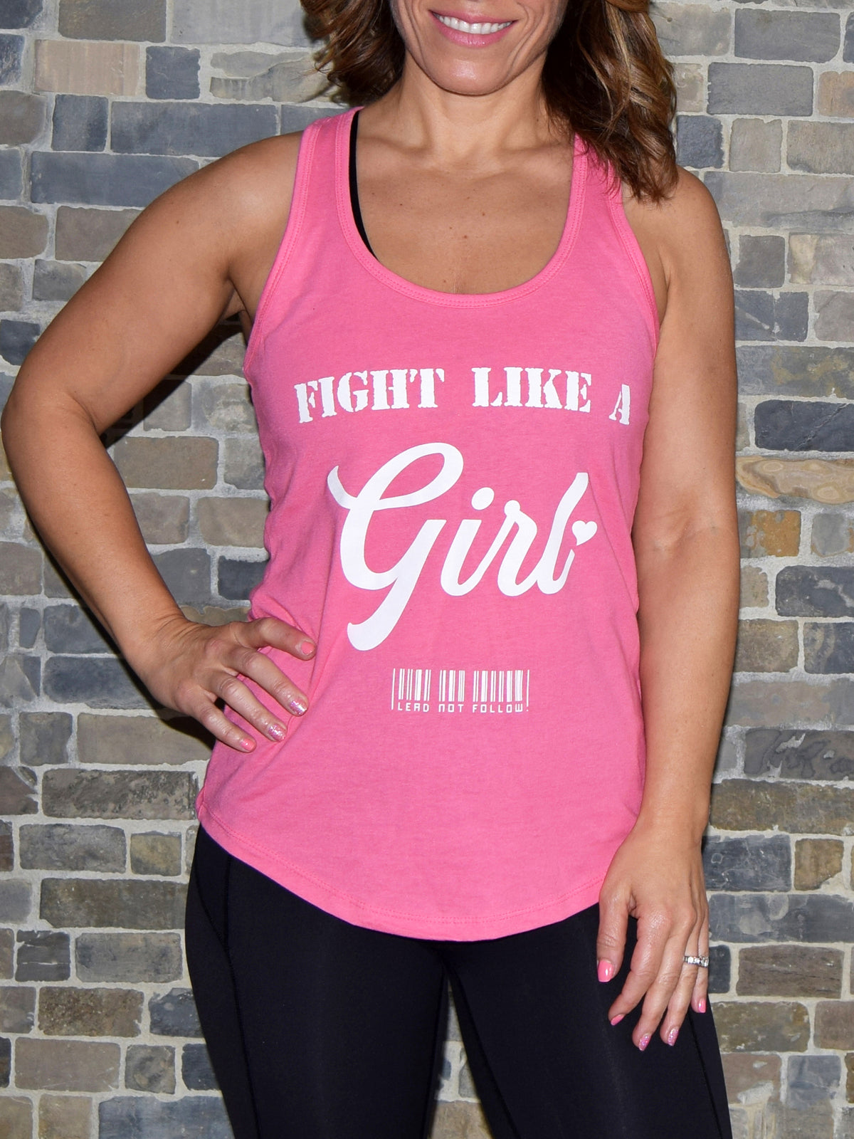 FIGHT LIKE A GIRL Womens Relaxed Tank