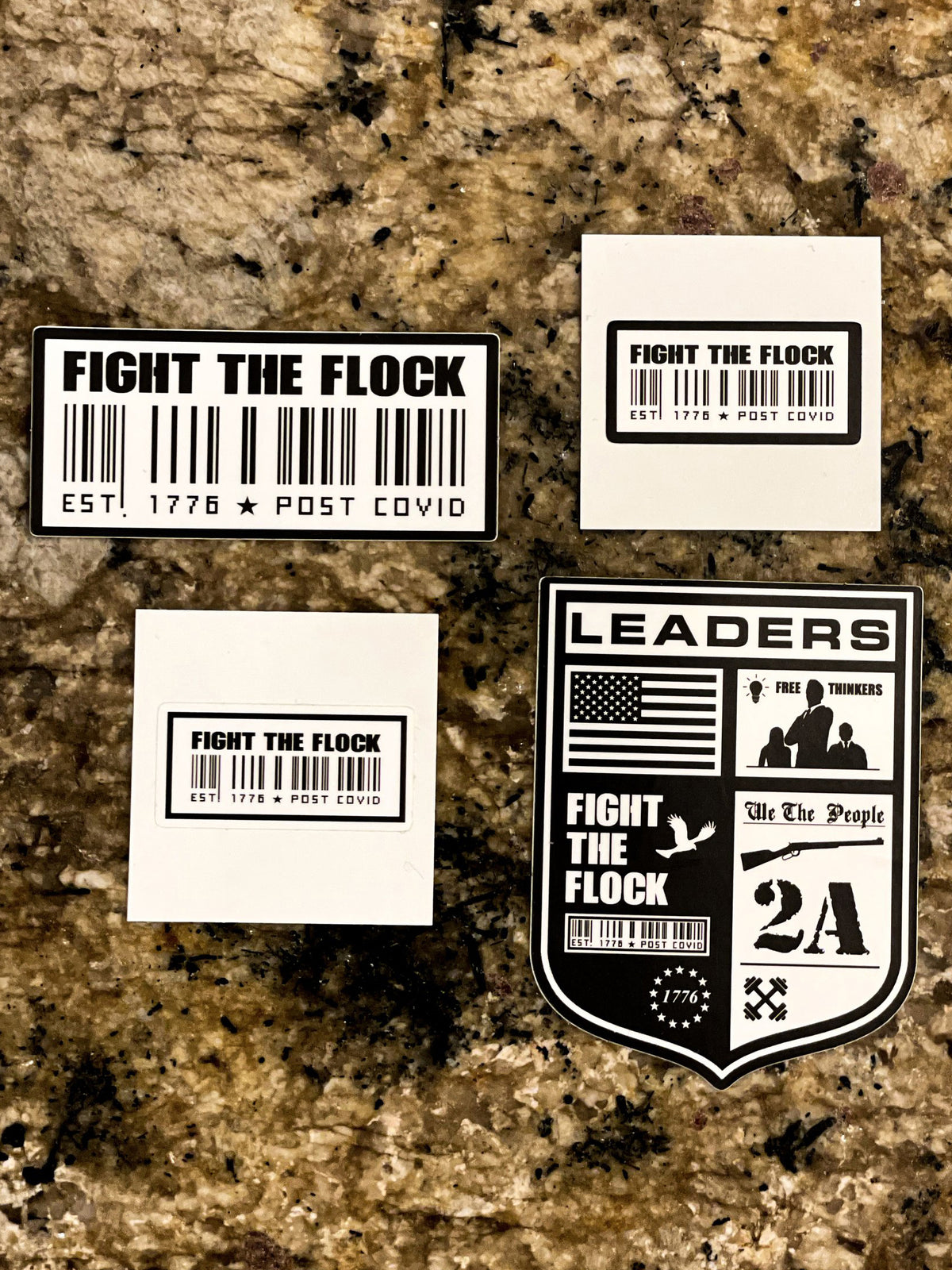 Fight The Flock Vinyl Sticker Pack (4)